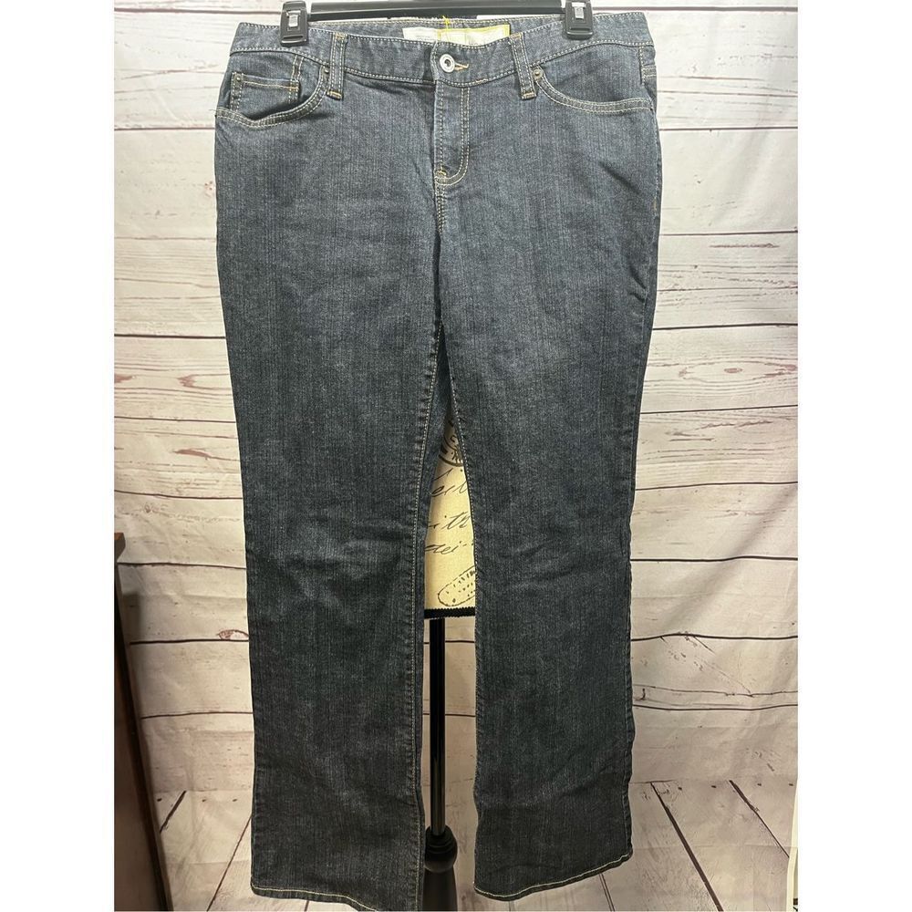 Ann Taylor LOFT Curvy Boot Jeans Dark Wash Womens Size 8